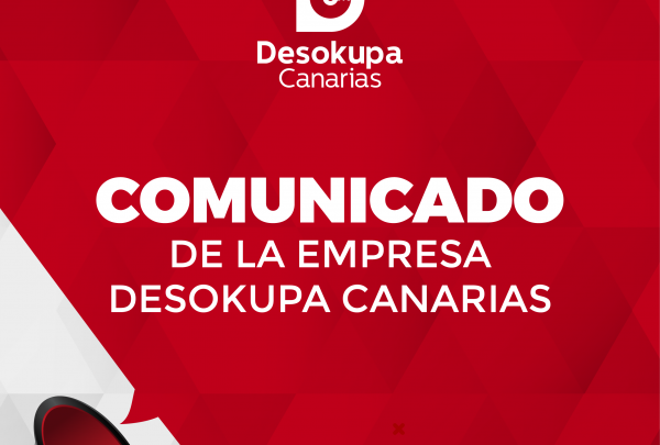 Desokupa Canarias Comunicado